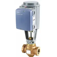 SIEMENS Electric Globe Control Valve: For Steam/Water Media, Bronze, 1 1/4 in Pipe Size, 24V AC, 599 (MPN 275-03168)