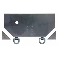 BUYERS PRODUCTS Hitch Plate: 34 in Overall Lg, 34 1/2 in Overall Wd, 15 1/2 in Ht, 5/8 in Thick (MPN 1809042)