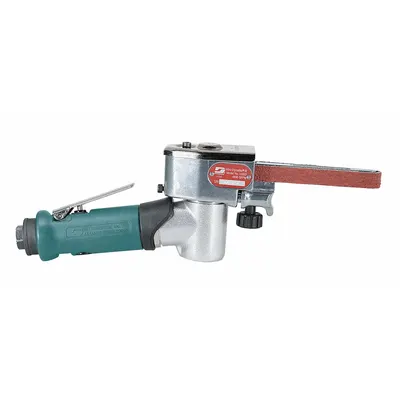 DYNABRADE Air Belt Sander: 1/2 in Belt Wd, 12 in Belt Lg, Pivoting Arm, Heavy Duty - Belt Sanders