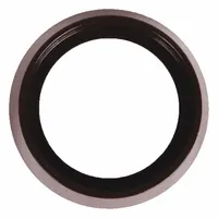 KEEDEX Door Cylinder Guard: 1 3/4 in Lg, 1 3/4 in Wd, Aluminum (MPN K-24B)