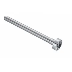 This stainless steel dissolver agitator shaft is a dispersing tool for high-shear mixing applications. It has a 1 1/4 in overall diameter and is compatible with IKA model 0025002561. Used for blending, emulsifying, and homogenizing in industrial processes.