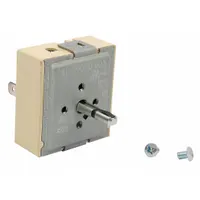OEM replacement infinite control for APW Wyott ovens, regulating heating elements for precise temperature management. Used in commercial foodservice environments to maintain consistent heat output