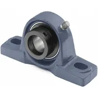 TRITAN Pillow Block Bearing: 1 3/16 in Bore, Cast Iron, Eccentric Collar, 1 43/64 in Shaft Ht (MPN HCP206-19)