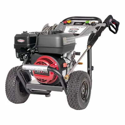 SIMPSON Gas-Powered Pressure Washer: Heavy Duty, Cart, 3,500 psi, 2.5 gpm - Cold Water Pressure Washers
