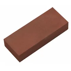 Flexible cleaning stone with Polishing Fine material grade. Overall dimensions: 1 in length, 2 in width, 5 in height. Used for fine polishing, light residue removal, deburring, and finishing of metal or composite surfaces in industrial maintenance and manufacturing applications.