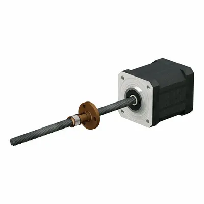 PBC LINEAR LSR1005T-0200-RCF-140-NNN-N Precision Lead Screw Assembly - Precision Lead Screw Assemblies