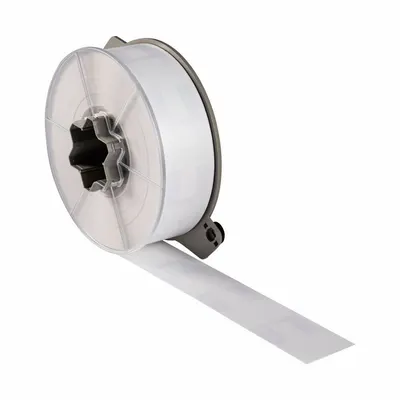 BRADY A55-21-483 Flag Label, 3 in x 2 in, Polyester, Black on White - Brady Precut Label Rolls