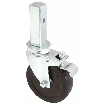OEM Stem Caster: Swivel - Bolt-In Stem Casters with Square Stems for Square Tubes & Angle Iron