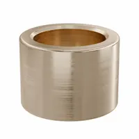 Sleeve Bearing: Bronze, SAE 841, 18 mm Bore, 25 mm OD, 18 mm Lg, 49,938 lb/sq in-fpm Max PV, 10 PK (MPN AAM1825-18B)