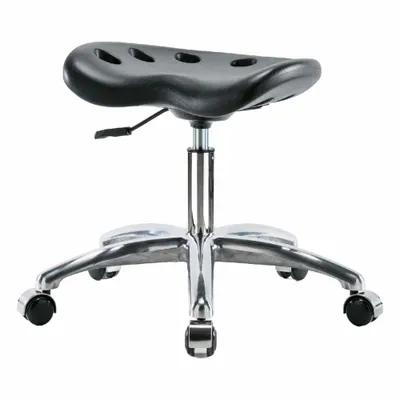 OEM Tractor Stool: Polyurethane, Ht Range 17 in to 22 in, 17 in Seat Wd, 14 in Seat Dp - Polyurethane Lab Stools