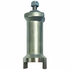 This brass stem extension is designed for use with Viega ProPress systems. It includes a hex nut and is compatible with manufacturer model number 564631. Used to extend valve stems in plumbing and HVAC applications.
