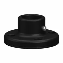 Extender for Harmony XV4, XV6, and XVB7 modular tower lights. Black housing with IP66 rating and included gasket for environmental sealing. Designed for ceiling mount installation in industrial automation and control panel applications.