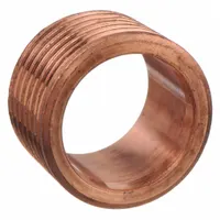 Wrot copper sweat fitting adapter for transitioning from 1/2 in CTS copper tube to 1/2 in male NPT threaded pipe. Cup x MNPT configuration designed for soldered connections in plumbing and HVAC systems