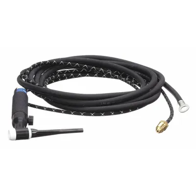 MILLER ELECTRIC Torch Package: Air-Cooled, A-200, 25 ft, Rubber, 2-Piece - Air-Cooled TIG Torches