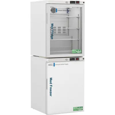 AMERICAN BIOTECH SUPPLY Laboratory Refrigerator and Freezer: 5.2 cu ft Refrigerator Capacity - Pharmacy Refrigerator-Freezers