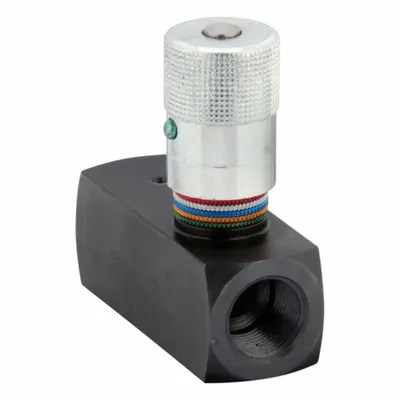 Parker Hydraulic Flow Control Valve: 25 gpm Max Flow Rate, 3/4 in NPT, 3/4 in NPT - General Purpose Flow Control Valves
