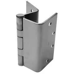 This full mortise-mount butt hinge is constructed from steel with a 6-inch leaf width. It features a concealed bearing type and a removable pin, suitable for heavy-duty door installations requiring a flush fit.