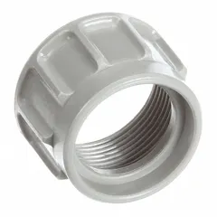 This adjusting nut is a replacement part for HOBART food mixers, compatible with model VS9. It is used to adjust and secure mixer components during maintenance or repair, ensuring proper alignment and operation.