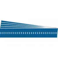 Pipe Marker: Vent, Blue, White, Fits 3/4 in and Smaller Pipe O.D., 28 Pipe Markers, 5 PK (MPN 109849-PK)