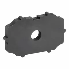 Two-position bumper for Numatics Mark 55, PA55, and SPA55 series pneumatic valves and actuators. Cushions end-of-stroke impact to reduce wear. OEM replacement part number 114-142.
