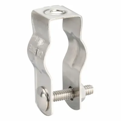 CALBRITE Conduit & Cable Hanger - Screw-On: 3/4 in Trade Size, 1 5/16 in, Stainless Steel - Hangers for Conduit & Pipe