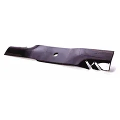 Replacement blade for walk-behind and riding mowers. Steel construction with a 5/8 in center hole, 3 in width, and 16-3/16 in length. Compatible with Gravely G6 mowers. Used for cutting grass in residential and commercial turf maintenance.