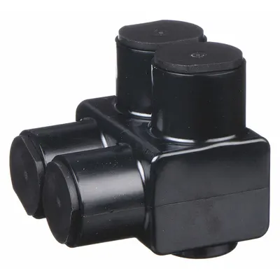 BURNDY Multitap Connector: 2 Port, Single-Sided Entry, 10 AWG – 250 kcmil Wire Size - Dry-Location Single-Sided Entry Multitap Connectors