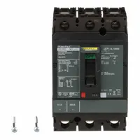 Molded Case Circuit Breaker: 15 A Amps, 25kA at 240V AC, Fixed, Line/Load Lug, ABC, 3 Poles, 600V AC (MPN HDL36015)