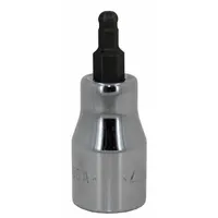 SK PROFESSIONAL TOOLS Socket Bit: 3/8 in Drive Size, Ball Hex Tip, 7 mm Tip Size, 3 in Overall Lg (MPN 45527)