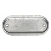 Covers for Conduit Access Fitting: Steel, Galvanized, 3/4 in Trade Size (MPN 270)