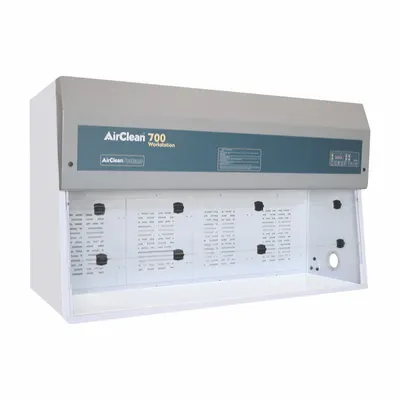 AIRCLEAN SYSTEMS Balance Enclosure: PowderSafe, 72 in Overall Wd, 44 in Overall Ht - Balance, Bulk Powder, & Equipment Enclosures