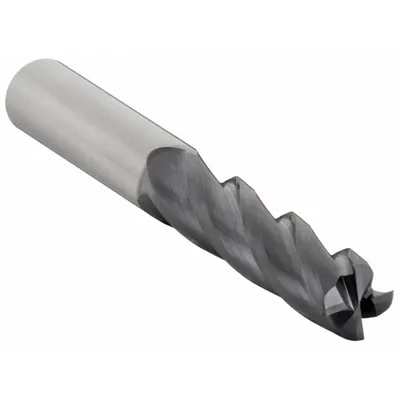 OSG Square End Mill: Carbide, TiAlN Coated, 4 Flute, 1" Mill Dia, 1-1/2" LOC - Fast-Cutting Carbide Square End Mills for Stainless Steel & Super Alloys