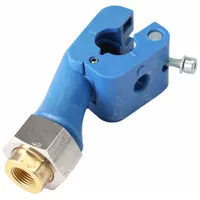 Nylon compression fitting adapter with Compression x FNPT configuration, designed for connecting 50 mm OD tubing to 1/2 in female NPT ports in compressed air systems