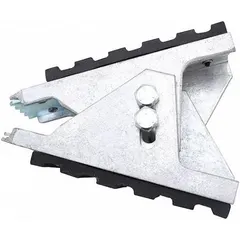 Replacement shoe kit for extension ladders, compatible with FE7100 series. Includes mounting hardware. Black color. Provides stable footing and protects ladder base during use.