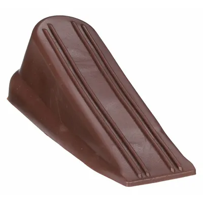 OEM APPROVED VENDOR Door Wedge, 4 in L, 1 in W, 1 5/16 in H, Brown - Wedge Door Holders
