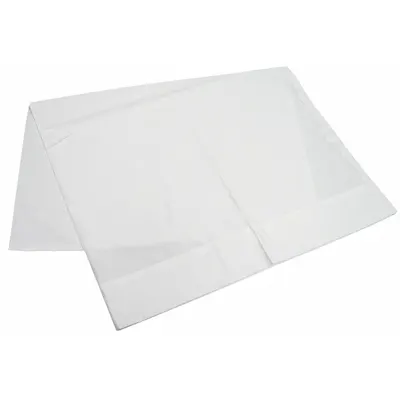 R & R TEXTILE Pillowcase: King, 46 in Overall Lg, 42 in Overall Wd, T200 - R&R Textile Hotel Basics Sheets