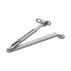 Aluminum replacement arm for LCN 1460 series door closers. Regular arm type with adjustable spring tension. ADA compliant. Used to control door closing speed and force in commercial door applications.