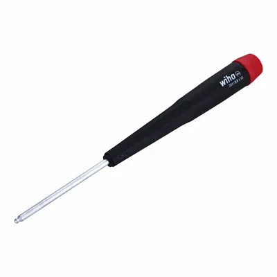 WIHA Screwdriver: Precision, Std Lg, 2.0 mm Tip Size, 5 1/2 in Overall Lg - Ball End Precision Hex Screwdrivers