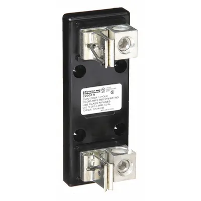 MERSEN Fuse Block: Open Block Design, 1 Pole, 250 V AC, Box Lug - Fuse Blocks for UL Class RK1 & RK5 Fuses