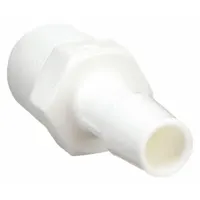 Barbed Fitting Adapter: 3/4 in ID x 3/4 in pipe size, Barbed x MNPT, Polypropylene, 10 PK (MPN A12-12WP)