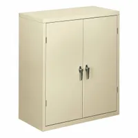 HON Storage Cabinet: Putty, Steel, 41 3/4 in Overall Ht, 36 in Overall Wd, 18 1/8 in Overall Dp (MPN HSC1842.L.L)