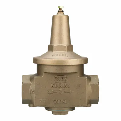 WILKINS 3-500XL High Capacity Water Pressure Regulator, 3 in, Bronze, 25-75 psi - High Capacity Water Pressure Regulators