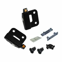 This non-handed, single-action window opening control device is made of stamped steel with an oil-rubbed bronze finish. It measures 1 9/16 inches in length and 1 13/32 inches in width. Used to secure and operate window openings in commercial and industrial buildings