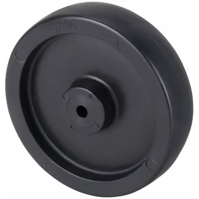 OEM Caster Wheel: 5 in Wheel Dia - Polyolefin Tread Wheels