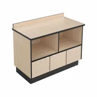 Microwave Cabinet: Microwave Cabinet, Leveling Glides, Beigewood, 46 in Overall Wd, 36 in Overall Ht (MPN 82004TPD-003-001)