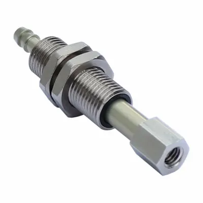 SCHMALZ Vacuum Buffer: FSTIm, Rotating, M5 Female, 4 mm ID/6mm OD Push-On Hose - Schmalz FSTIm Vacuum Buffers