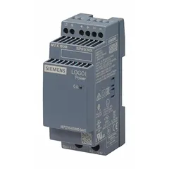 Single-phase DIN rail mount DC power supply with plastic housing. Accepts 100 to 240 V AC input and delivers a rated output of 15 W at 3 A. Suitable for providing stable DC power in industrial control panels, automation systems, and process instrumentation.
