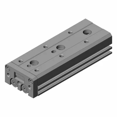 SMC Air Slide Table: 40 mm Stroke Lg, 6 mm Bore Dia, Mfr Part # MXS6-40, MXS Series - Pneumatic Slide Tables