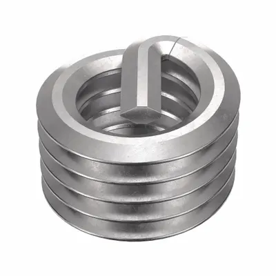 HELI-COIL Helical Insert: Tanged Tang Style, Free-Running, #10-32 Thread Size - Free-Running Tanged Helical Inserts