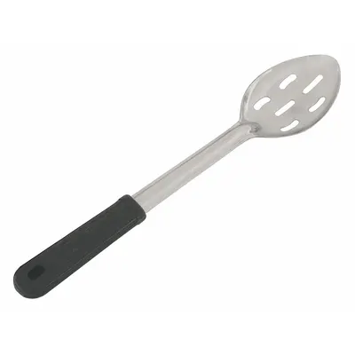 CRESTWARE Basting Spoon: 15 in Overall Lg, Silver - Serving Spoons